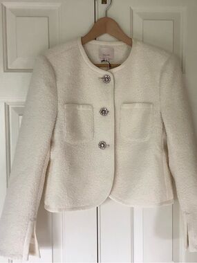 Cinq a Sept Junia Collarless Jacket